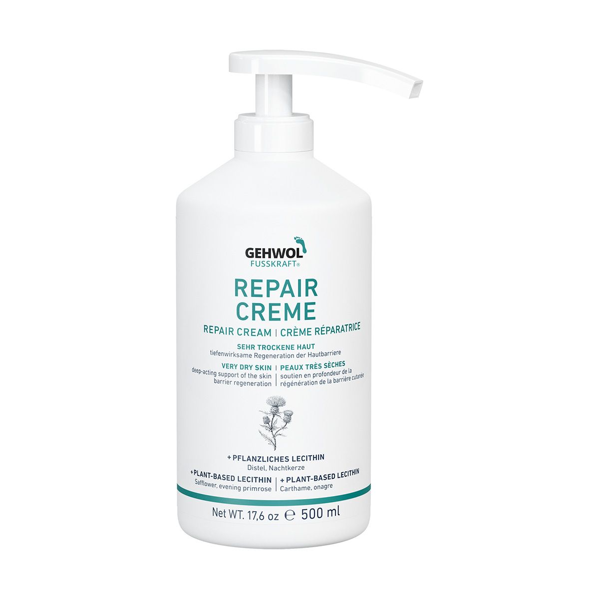 Gehwol - Fusskraft Repair Cream 500 ml (With Pump)