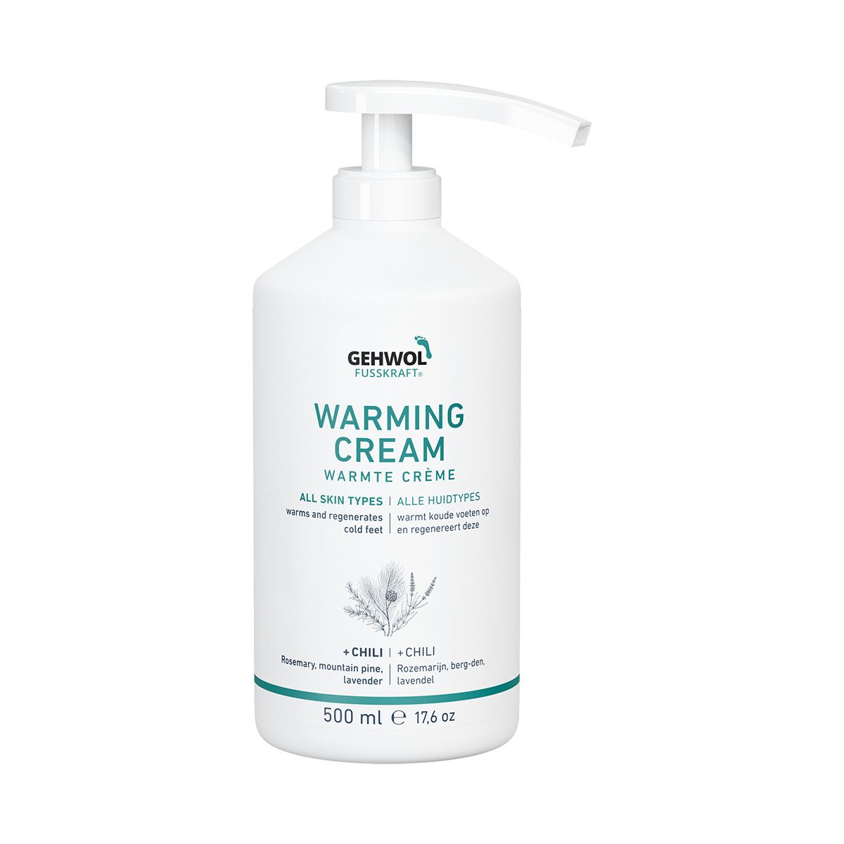 Gehwol - Fusskraft Warming Cream 500 ml (With Pump)