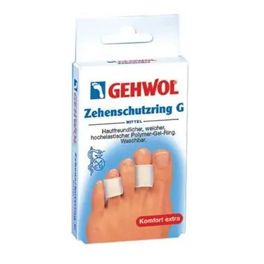 Gehwol - Toe Protection Rings-Polymer Gel 2/Box for Comfortable Toe Care and Protection