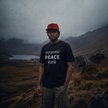 PEACE T-SHIRT - BLACK