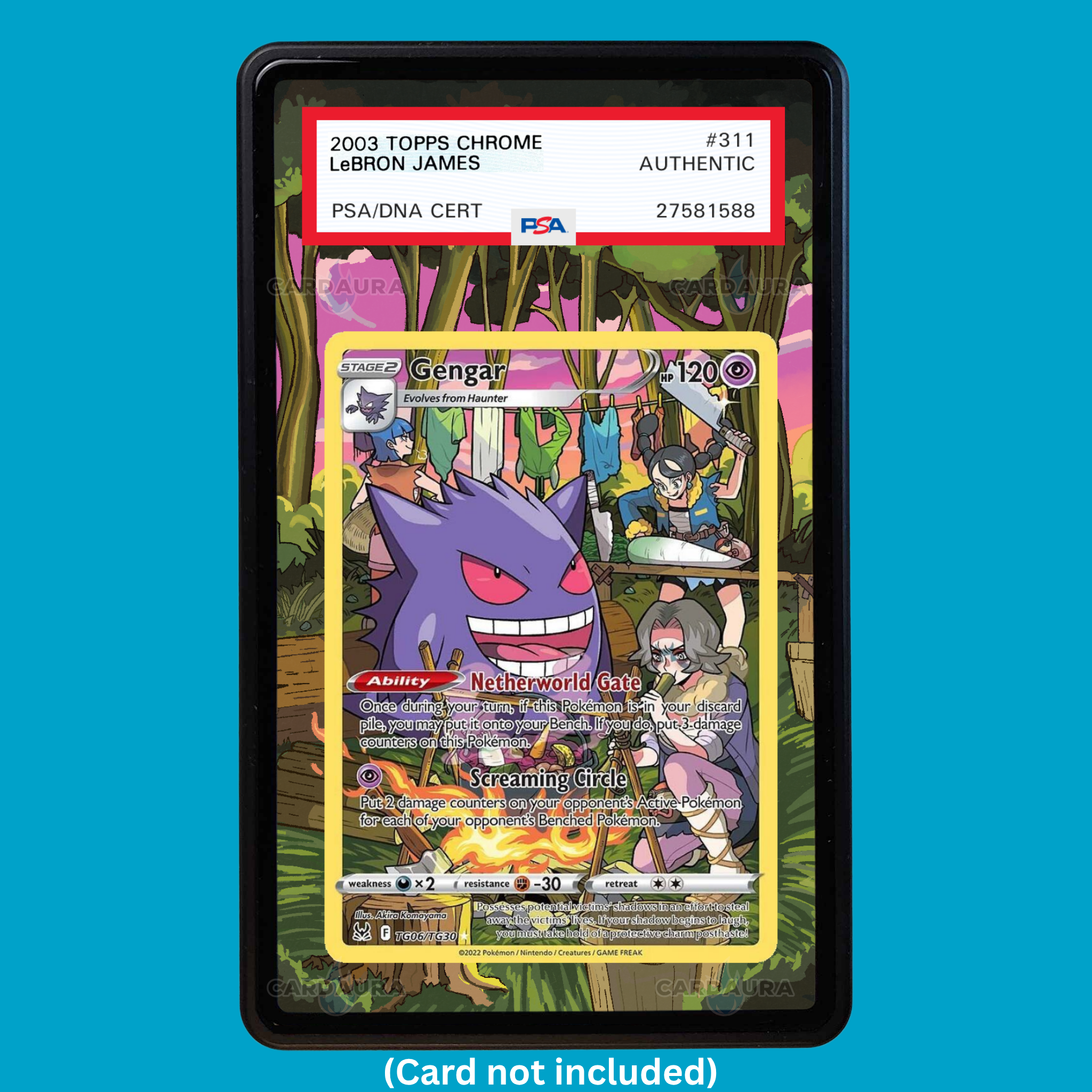 Gengar TG06/TG30 Lost Origins (Graded) Display Case