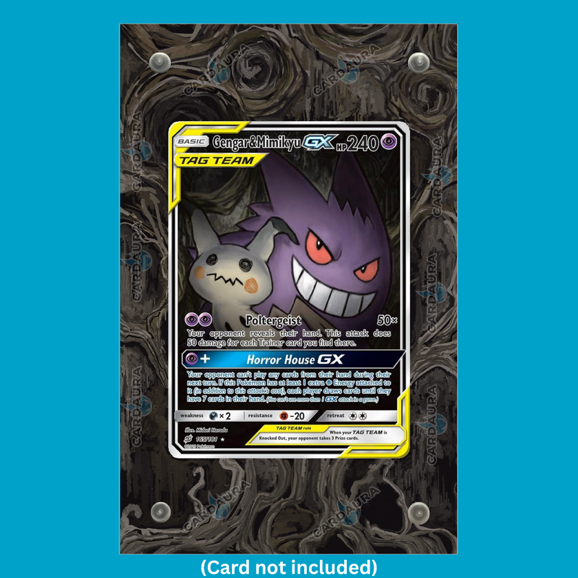 Gengar & Mimikyu GX 165/181 Team Up (Ungraded) Display Case