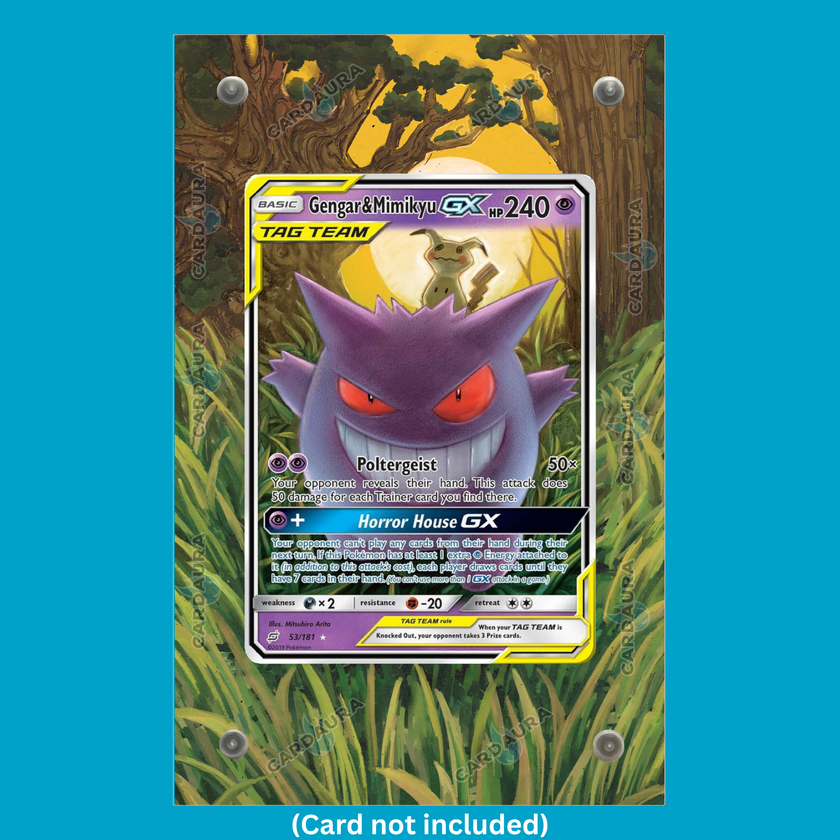 Gengar & Mimikyu GX 53/181 Team Up (Ungraded) Display Case