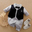Gentleman's Baby Clothes, Long-sleeved Baby Clothes, Gentleman's Romper