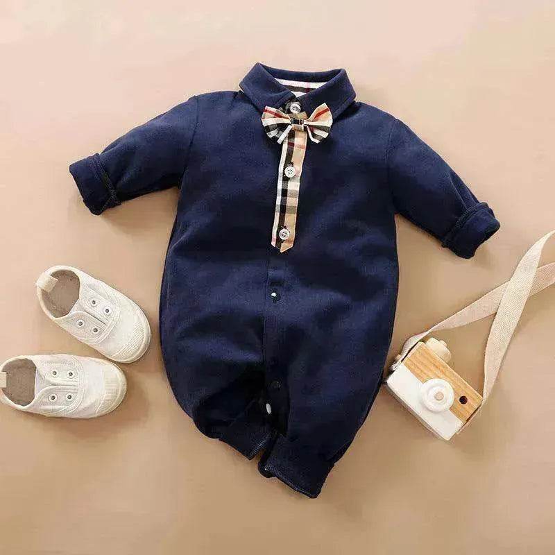 Gentleman's Baby Clothes, Long-sleeved Baby Clothes, Gentleman's Romper