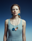 Tri Tone Statement Jewelry Set