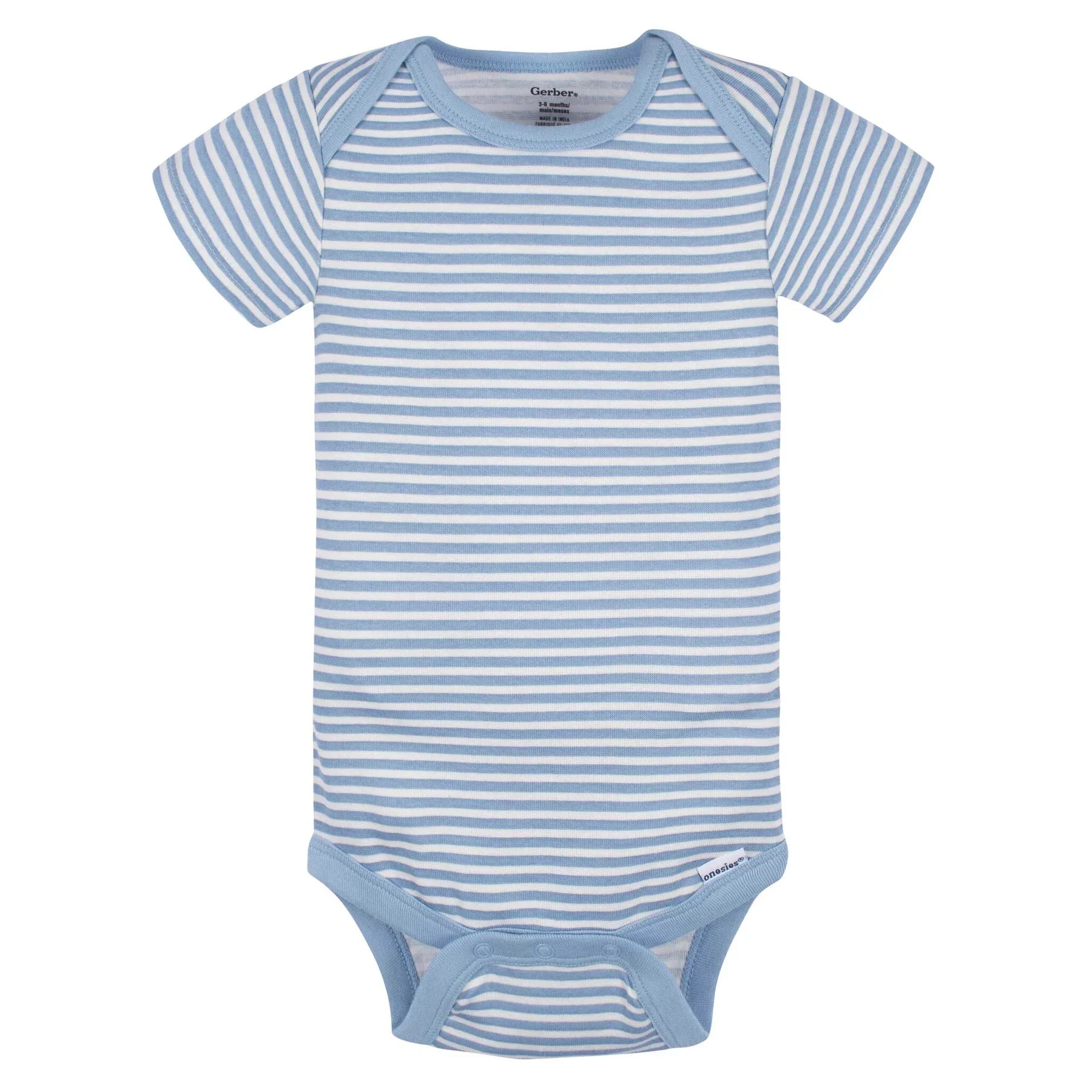 Gerber Baby Boys Short Sleeve Bodysuit Onesies - 3pk Puppy Playground