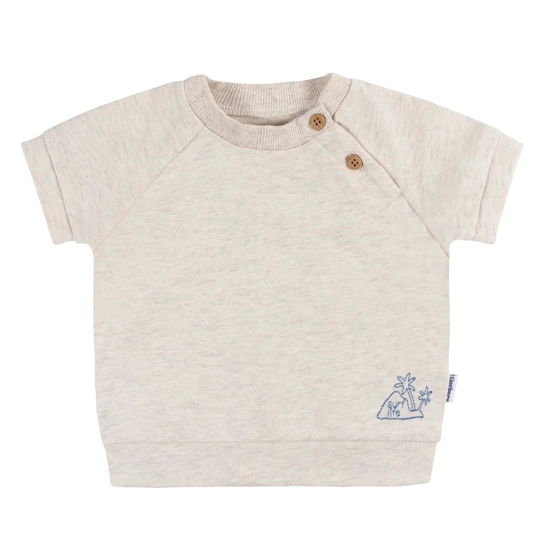 Gerber Toddler Shirt + Shorts Set - Surf 12M, 18M, 24M