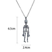 Ghost Festival Ghost Skull Bat Pumpkin Head Pendant Necklace