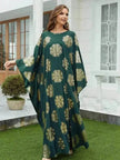 Gilding Batwing Sleeve Arab  Women's Robes