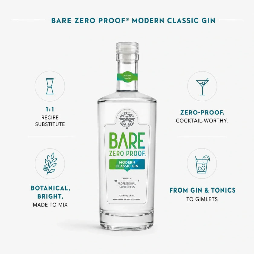 BARE Zero Proof - 0.0% Modern Classic Gin