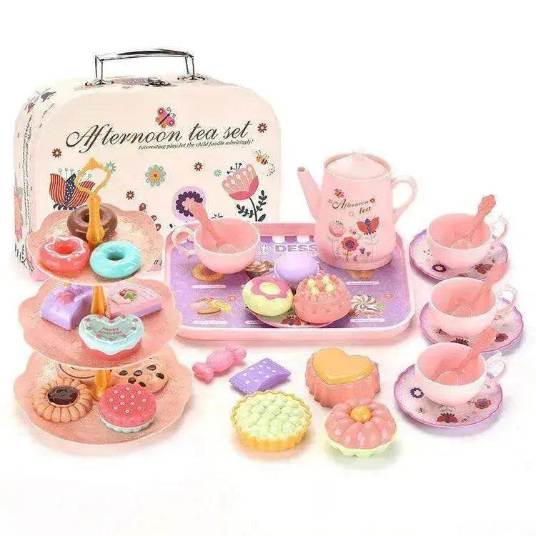 Girl Play House Simulation Food Dessert Cake Toy Gift Box Set