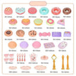 Girl Play House Simulation Food Dessert Cake Toy Gift Box Set