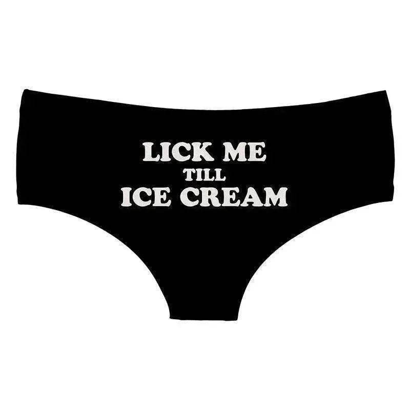 Lick Me Girls Half pack Hip Charming Briefs Breathable Thin underwear