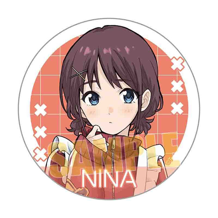 Girls Band Cry Anime Merch - Trading Badge Collection Jersey Maid Ver.