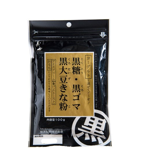 Gishi Kokutoh Kurogama Kurodaizu Kinako Flour (100G) [Best Before Date: 2025.10.08]