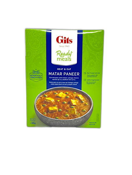 Gits Ready Meal Matar Paneer 285gm