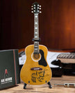 Fab Four Licensed - John Lennon “Give Peace a Chance” Miniature Acoustic Guitar Replica Collectible