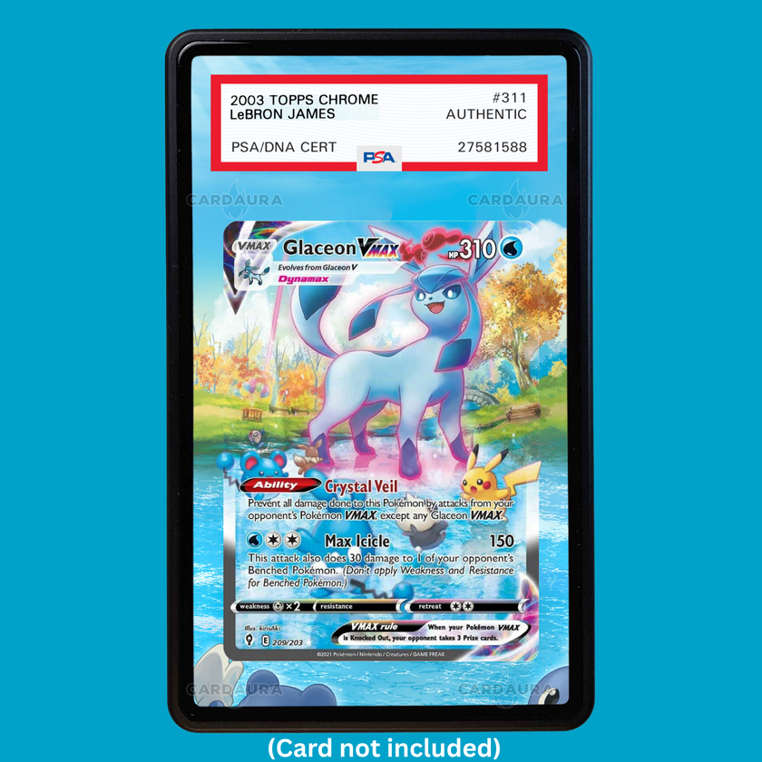 Glaceon VMAX 209/203 Evolving Skies (Graded) Display Case