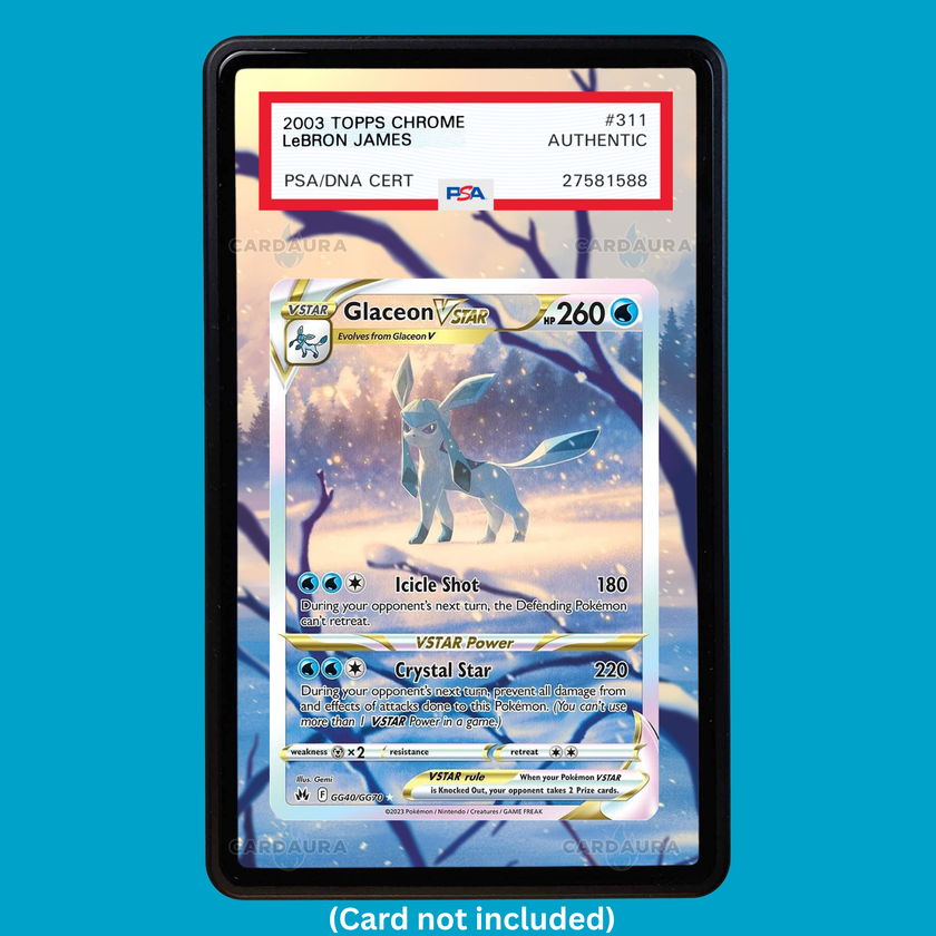 Glaceon VSTAR GG40/GG70 Crown Zenith (Graded) Display Case