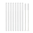 Glass Straws, Pearl Milk Tea Coarse Drinking Straws, Non-disposable Transparent Water Cups, Long Straws