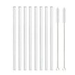 Glass Straws, Pearl Milk Tea Coarse Drinking Straws, Non-disposable Transparent Water Cups, Long Straws