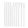 Glass Straws, Pearl Milk Tea Coarse Drinking Straws, Non-disposable Transparent Water Cups, Long Straws