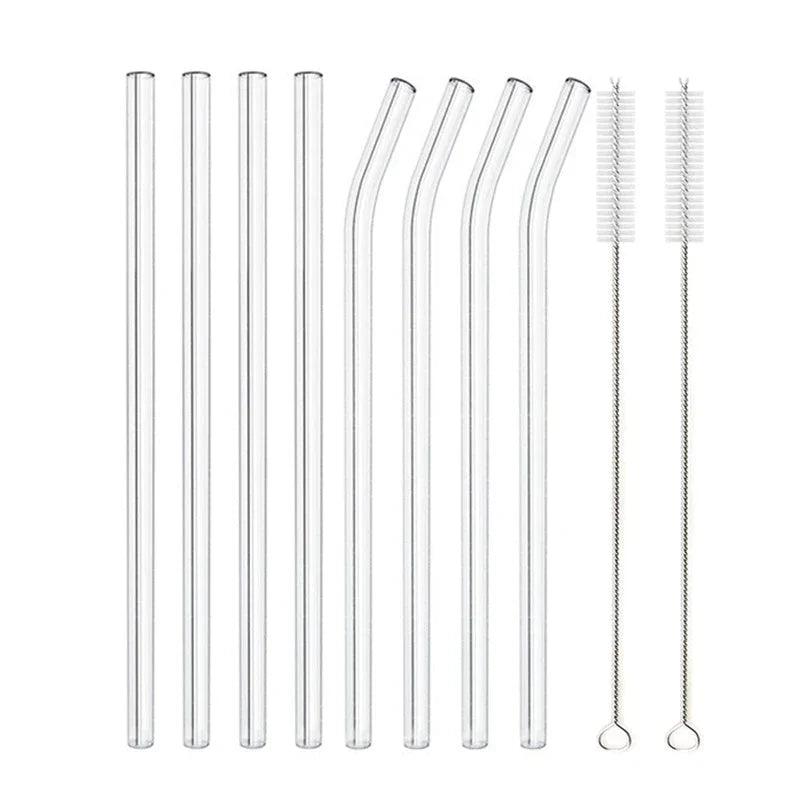 Glass Straws, Pearl Milk Tea Coarse Drinking Straws, Non-disposable Transparent Water Cups, Long Straws