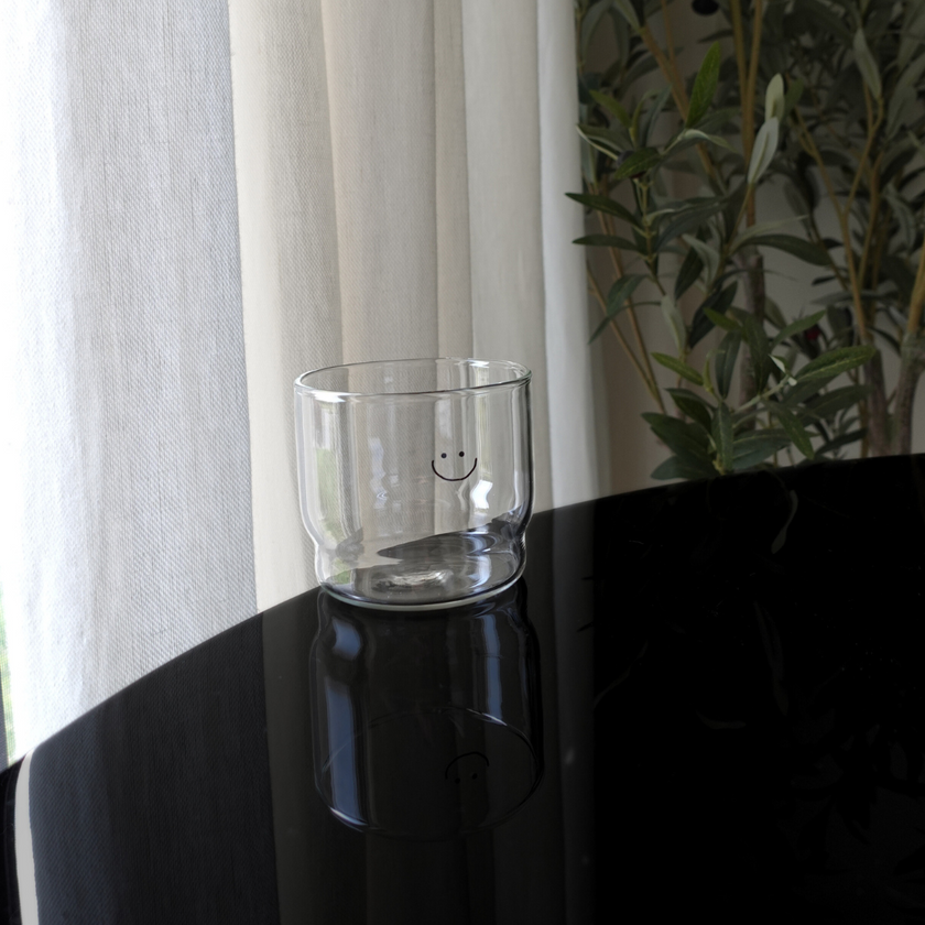 Glass Smile Cup