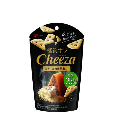 Glico Cheeza Double Cheese with Black Pepper (40G)