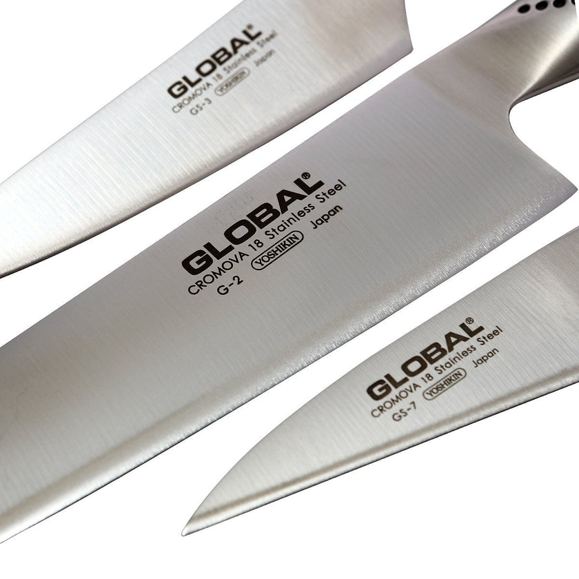 Global - Ensemble de couteaux 3 pièces (G2, GS3, GS7)