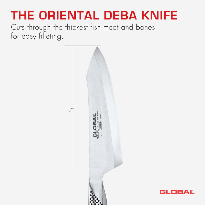Global - Oriental-Deba/Butcher Knife 18cm/7