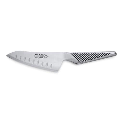 Global - Couteau Santoku Oriental à rainures 12cm/4.75