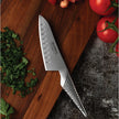 Global - Couteau Santoku Oriental à rainures 12cm/4.75