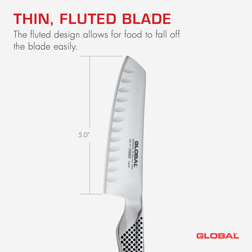 Global - Vegetable Knife Fluted 14cm/5