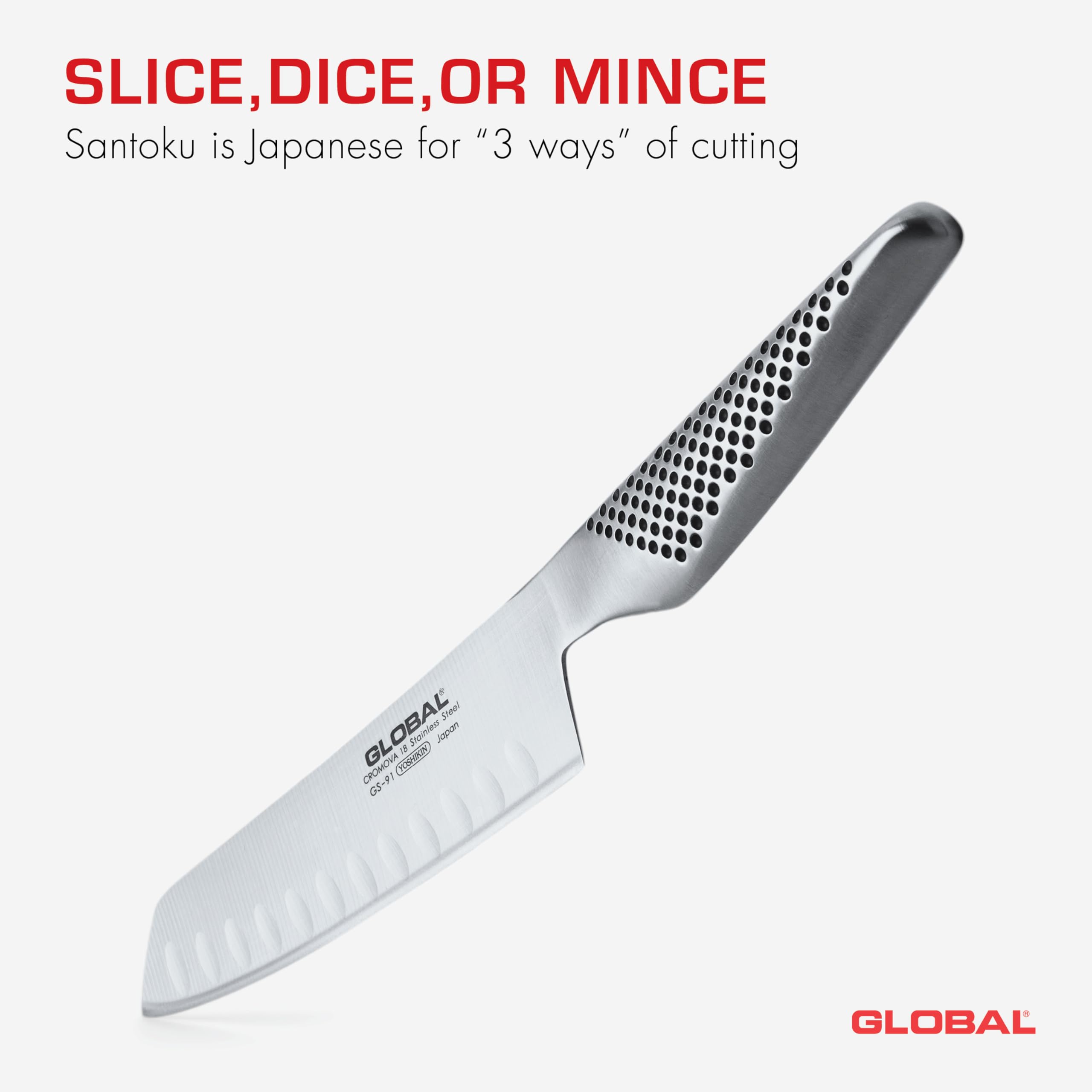 Global - Vegetable Knife Fluted 14cm/5