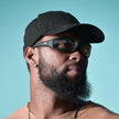 Global Vision Kickback Padded Motorcycle Sunglasses. Matte Black Soft-Touch Riding Glasses