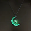 Glowing Pendant Necklaces Silver Plated Chain Necklaces