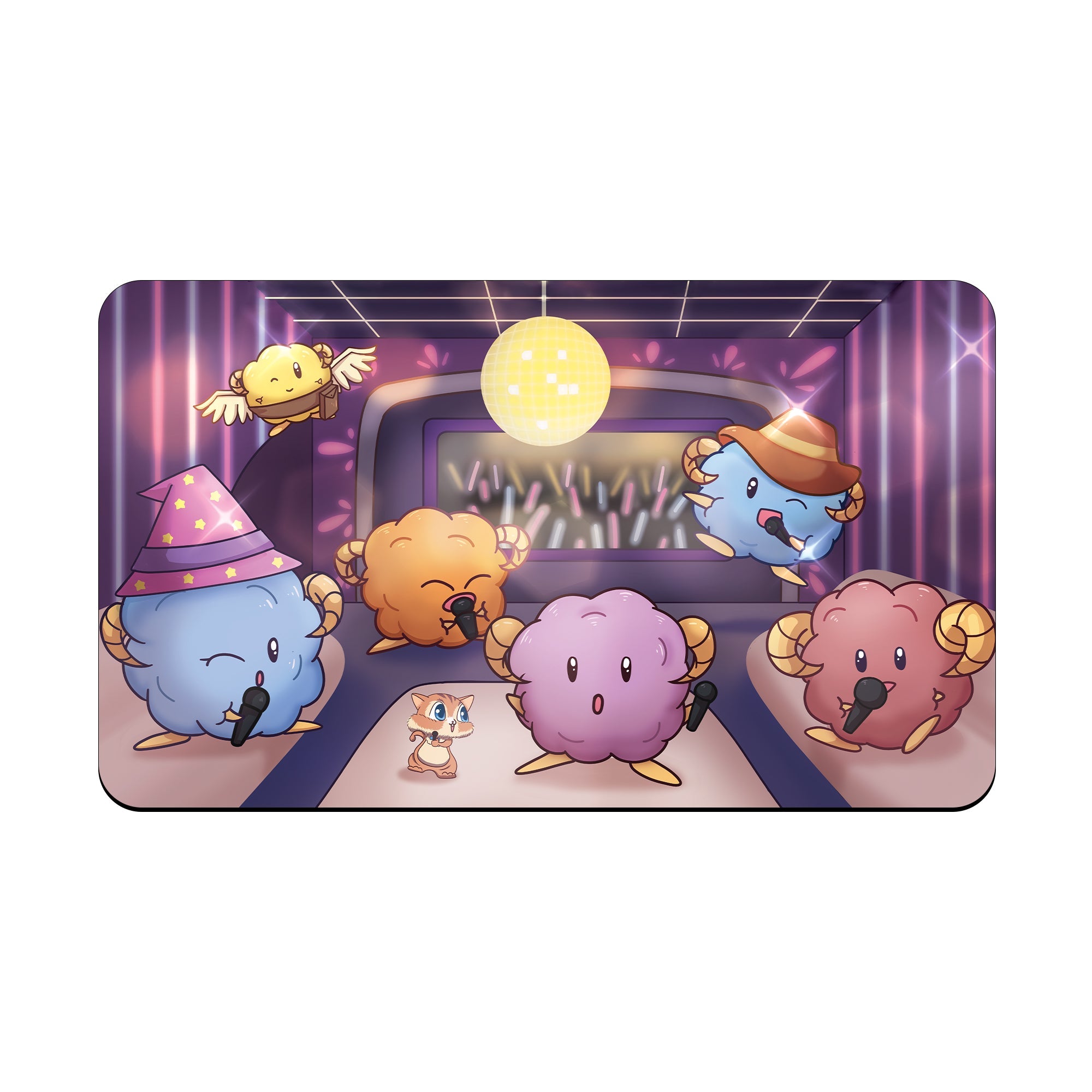 Tapis de jeu de karaoké chèvre