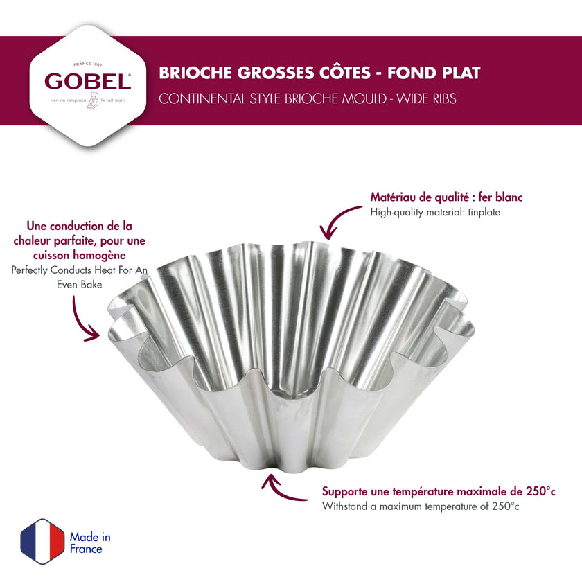 Gobel - Brioche Large Mold/Wide Ribs 22x8.7cm/8.7x3.4