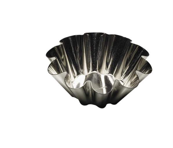 Gobel - Brioche Small Fluted Mold w/10 Ribs 9x3.5cm/3.5x1.4