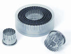 Gobel - Pastry Cutter Set Fluted Round 8pc Set 3-10x4cm/1-4x1.6