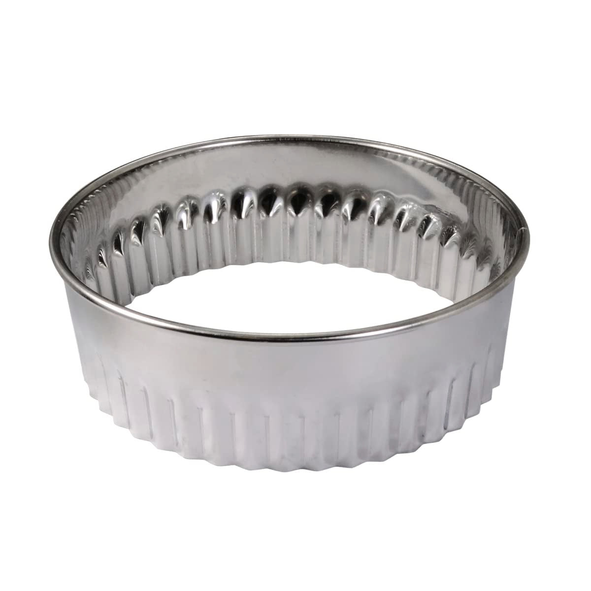 Gobel - Pastry Cutter Set Fluted Round 8pc Set 3-10x4cm/1-4x1.6