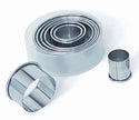 Gobel - Pastry Cutter Set Round 8pc Set 3.5-10x3.6cm/1.3-4x1.4