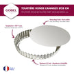 Gobel - Quiche Mold LB Fluted Round 28x2.5cm/11x1