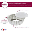 Gobel - Quiche Mold LB w/Narrow Ribs 15x4cm/6x1.6