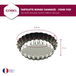 Gobel - Tart Mold Fluted Round 7x1cm/2.8x0.4