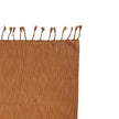Gobi Bed Cover - Stripe - Caramel / Offwhite