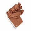 Gobi Bed Cover - Stripe - Caramel / Offwhite