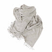 Gobi Bed Cover - Stripe - White / Anthracite